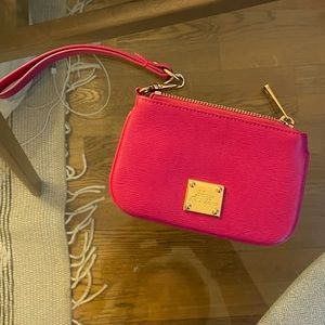 Ralph Lauren pink wristlet wallet